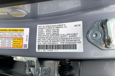 2026 Honda Accord SE InStock