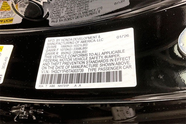 2026 Honda Accord SE