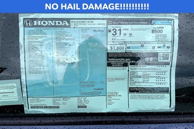 2026 Honda Accord SE
