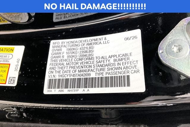 2026 Honda Accord SE