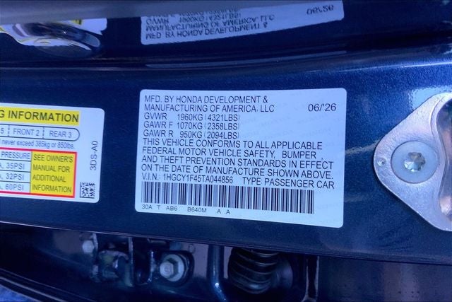 2026 Honda Accord SE