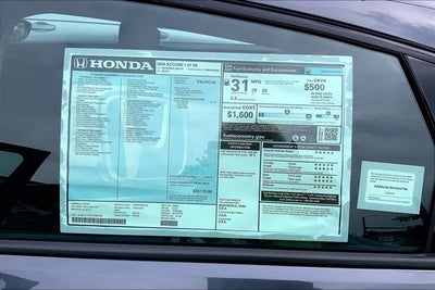 2026 Honda Accord SE InStock