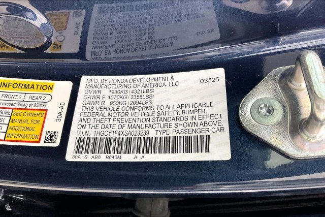 2025 Honda Accord SE