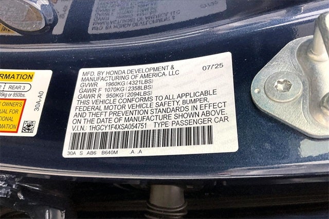 2025 Honda Accord SE