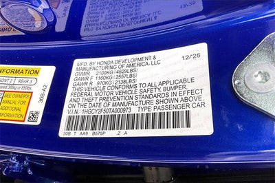 2026 Honda Accord Hybrid Sport