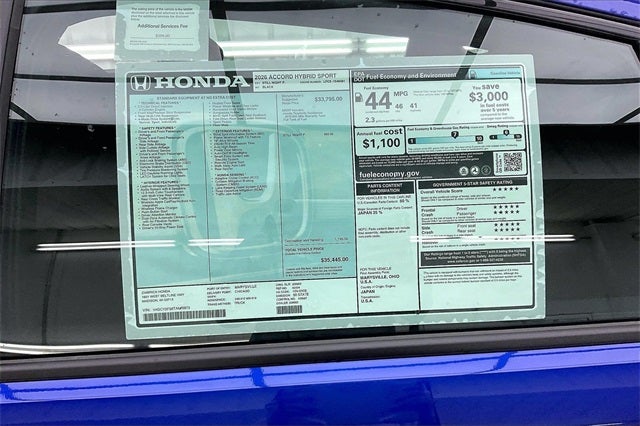 2026 Honda Accord Hybrid Sport