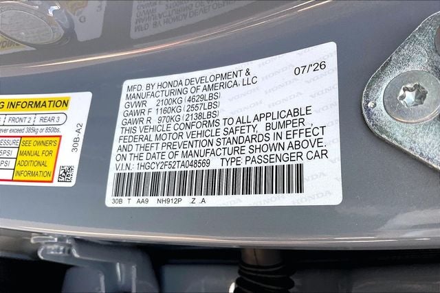 2026 Honda Accord Hybrid Sport InStock