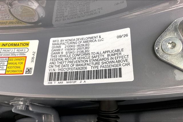 2026 Honda Accord Hybrid Sport InStock