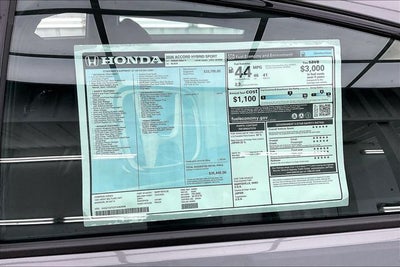 2026 Honda Accord Hybrid Sport InStock