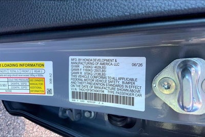 2026 Honda Accord Hybrid Sport