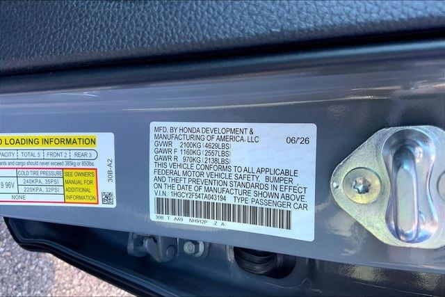 2026 Honda Accord Hybrid Sport