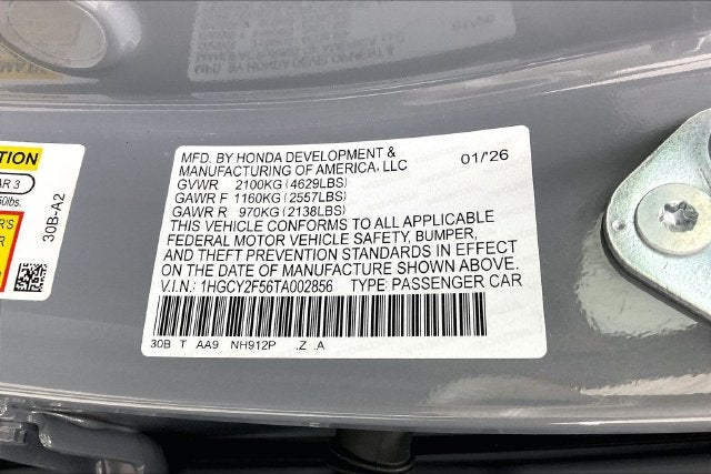 2026 Honda Accord Hybrid Sport