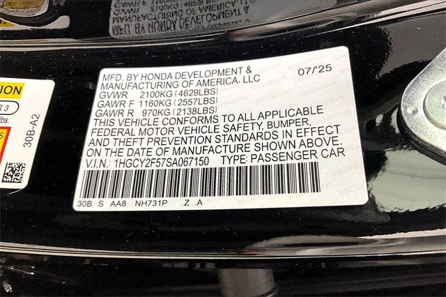 2025 Honda Accord Hybrid Sport