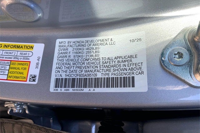 2025 Honda Accord Hybrid EX-L