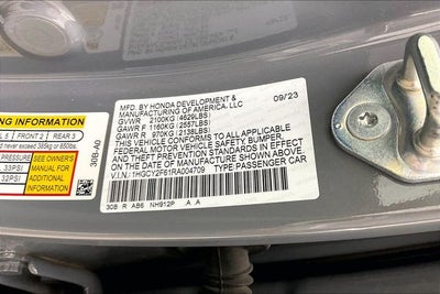 2024 Honda Accord Hybrid EX-L