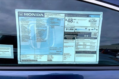 2026 Honda Accord Hybrid EX-L InStock
