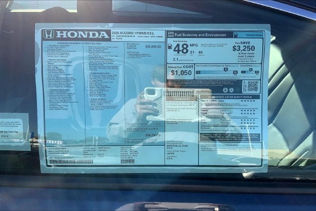 2026 Honda Accord Hybrid EX-L InStock