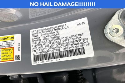 2025 Honda Accord Hybrid EX-L