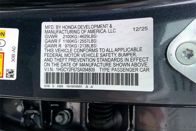2025 Honda Accord Hybrid EX-L