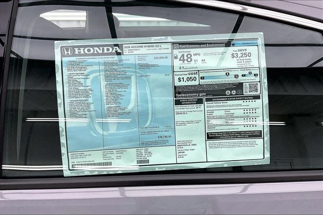 2026 Honda Accord Hybrid EX-L InStock