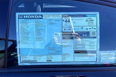 2026 Honda Accord Hybrid Sport-L