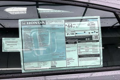 2026 Honda Accord Hybrid Sport-L InStock