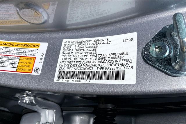 2026 Honda Accord Hybrid Sport-L