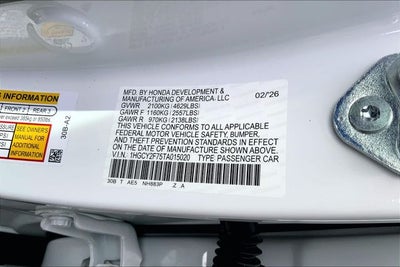 2026 Honda Accord Hybrid Sport-L