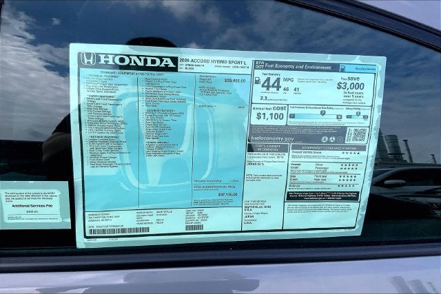 2026 Honda Accord Hybrid Sport-L InStock
