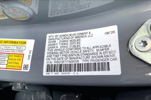 2026 Honda Accord Hybrid Sport-L InStock