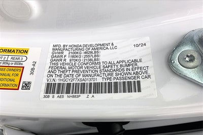 2025 Honda Accord Hybrid Sport-L