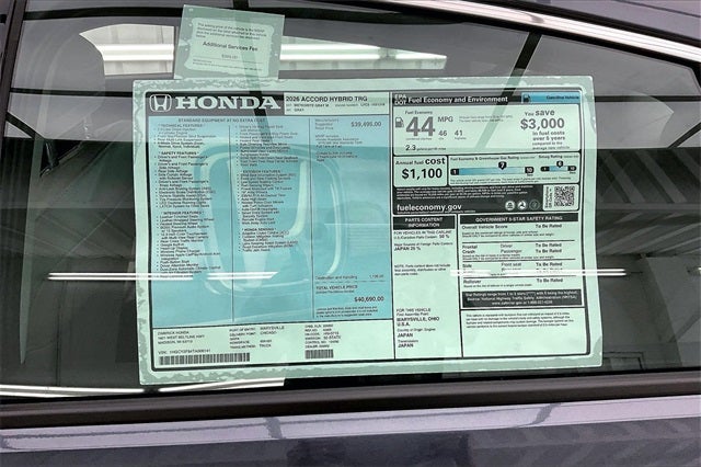 2026 Honda Accord Hybrid Touring