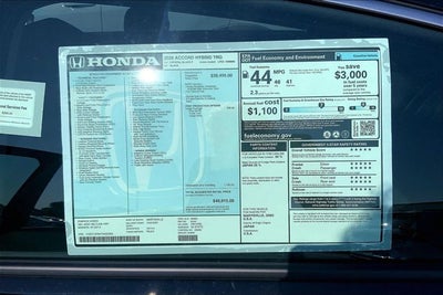 2026 Honda Accord Hybrid Touring