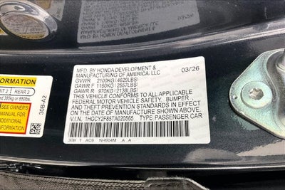 2026 Honda Accord Hybrid Touring