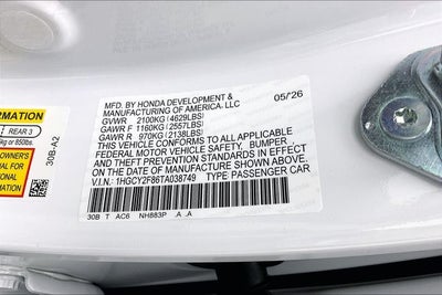 2026 Honda Accord Hybrid Touring