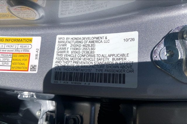 2026 Honda Accord Hybrid Touring InStock