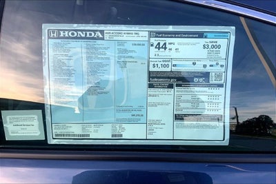 2026 Honda Accord Hybrid Touring InStock