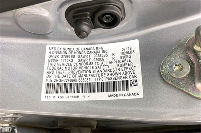 2019 Honda Civic Sport