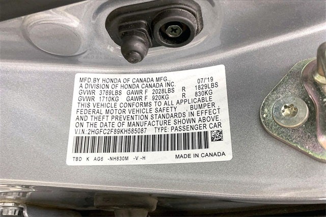 2019 Honda Civic Sport