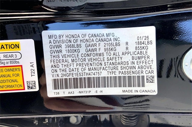 2026 Honda Civic Si Base