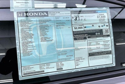 2026 Honda Civic Si Manual