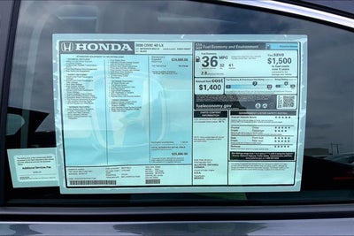 2026 Honda Civic LX InStock