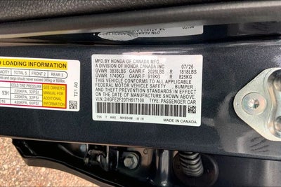 2026 Honda Civic LX InStock