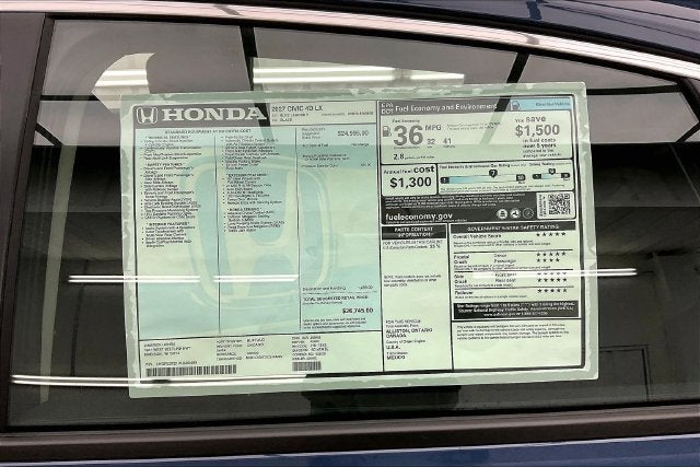 2027 Honda Civic LX InStock