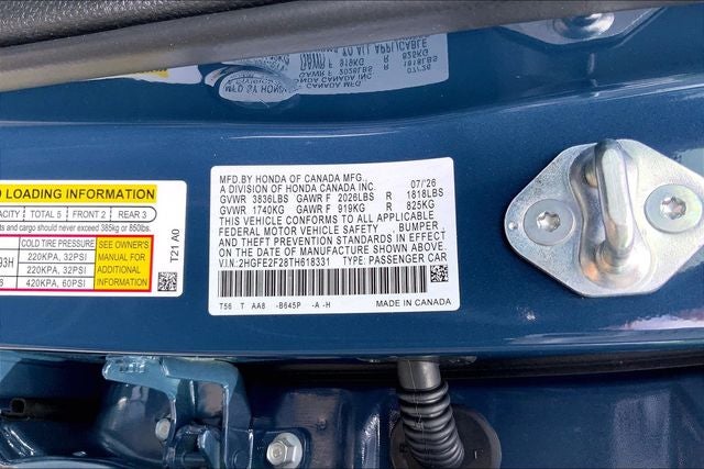 2026 Honda Civic LX InStock