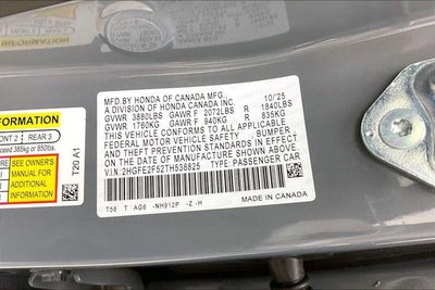 2026 Honda Civic Sport