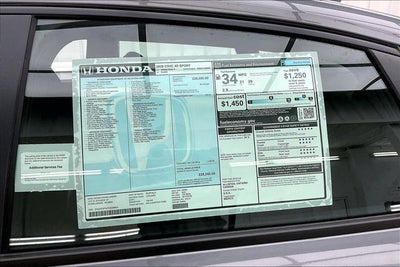 2026 Honda Civic Sport