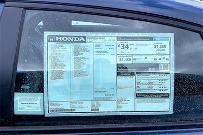 2026 Honda Civic Sport