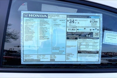 2026 Honda Civic Sport