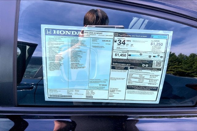 2026 Honda Civic Sport InStock